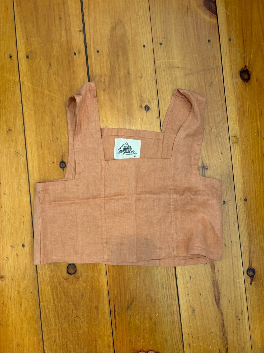 Sugar Candy Mountain Linen Crop Top